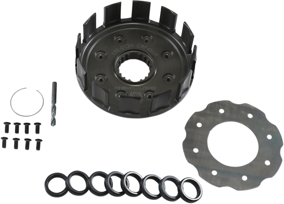 REKLUSE Clutch Basket RMS-4113 – Precision CNC-Machined Billet Aluminum for Enhanced Durability and Smooth Operation