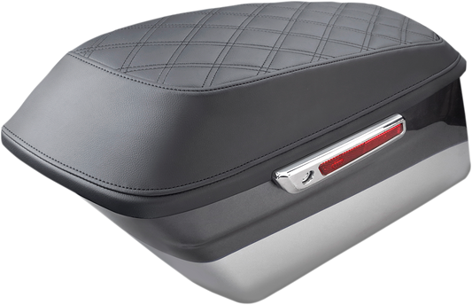 SADDLEMEN Saddlebag Cover Lattice Stitch for FL 2014-2023 L870-14-LS