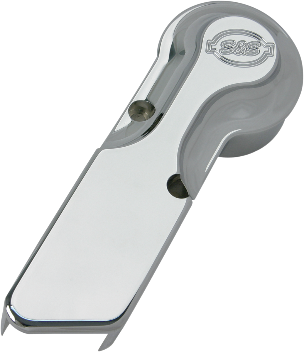 S&S CYCLE Polished Oil Filter Mounting Bracket Kit (Part No. 31-4105)