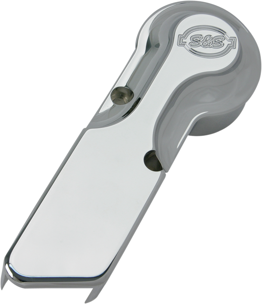S&S CYCLE Polished Oil Filter Mounting Bracket Kit (Part No. 31-4105)