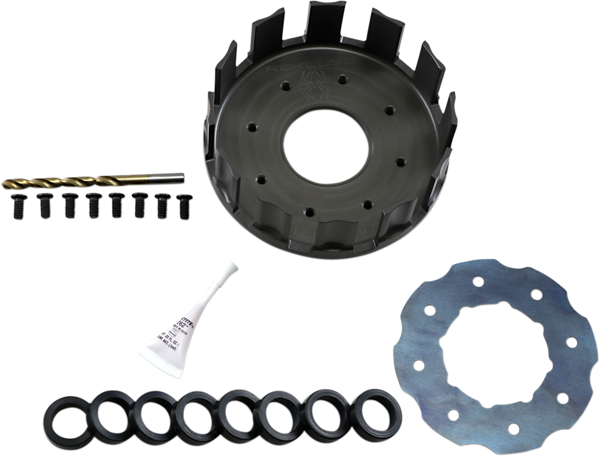 REKLUSE Clutch Basket RMS-4138 – Durable Billet Aluminum Design for Enhanced Performance