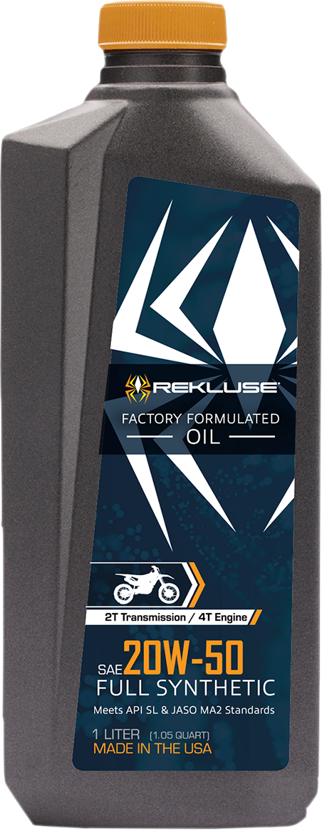 REKLUSE 2T & 4T Engine Oil 20W-50 RMS-1099002 - Optimal Lubricant for Wet Clutch Systems