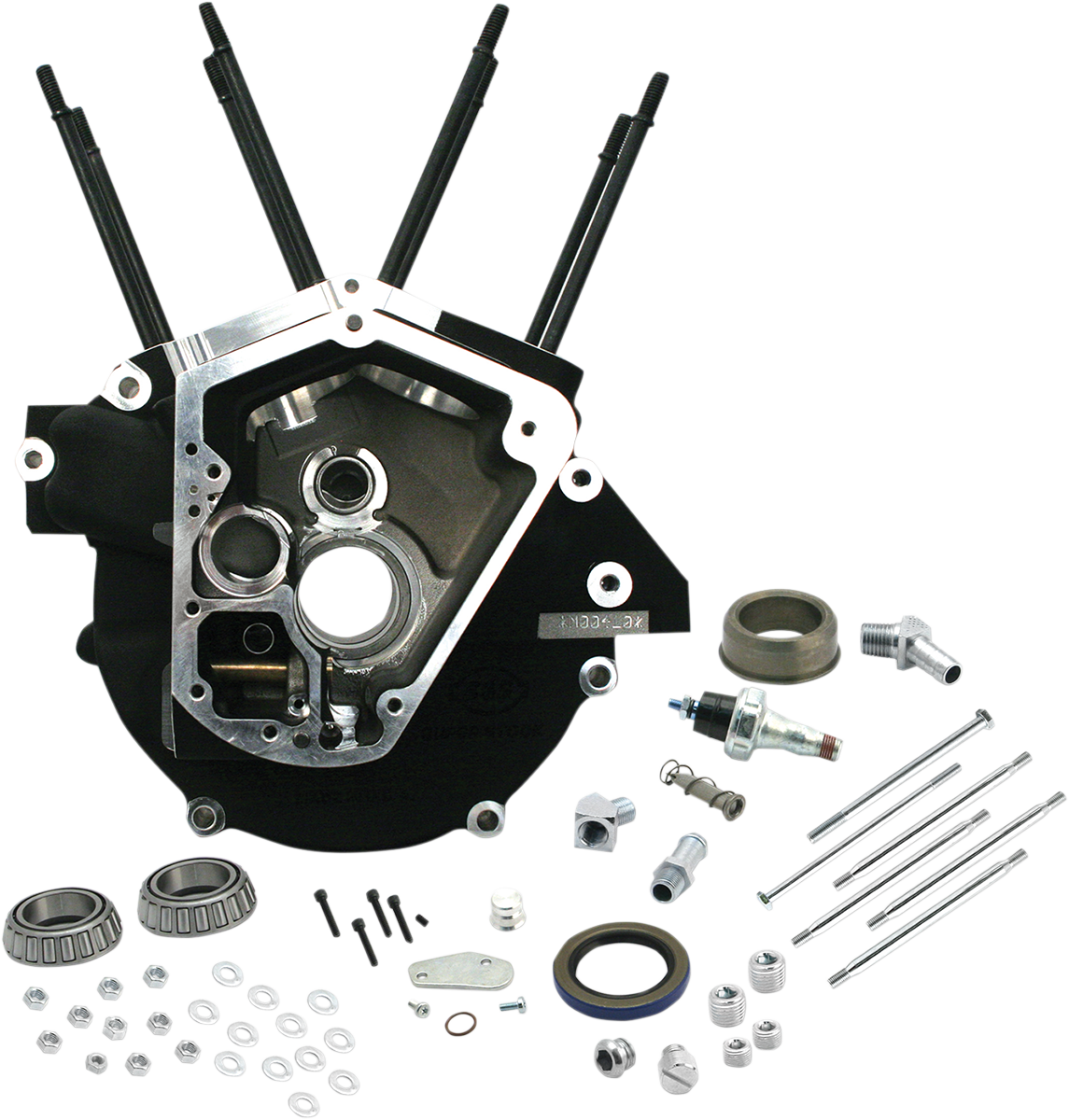 S&S CYCLE Super Stock 3.5-inch Engine Case for Evolution Big Twin - Part 31-0052