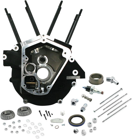 S&S CYCLE Super Stock 3.5-inch Engine Case for Evolution Big Twin - Part 31-0052