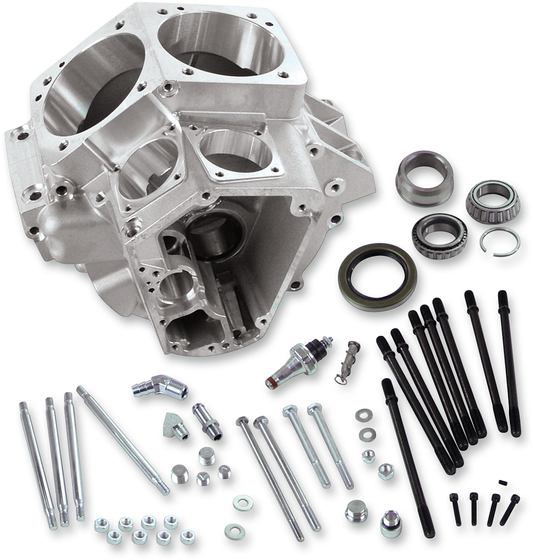 S&S CYCLE Evolution Big Twin Engine Case with 4.000" Bore - Part 31-0047