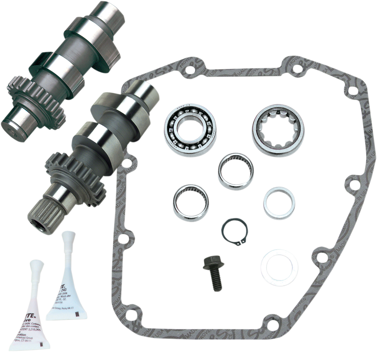 S&S Cycle MR130 Chain Drive Camshaft Kit for Twin Cam Engines (1999-2006) - Part Number 330-0456