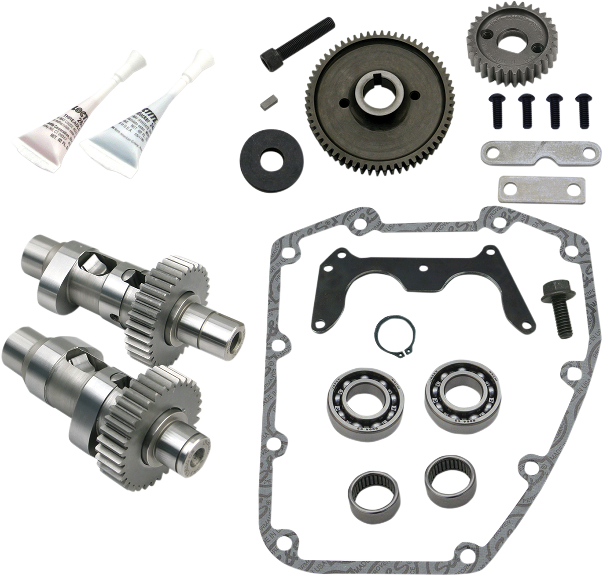 S&S Cycle Easy Start Camshaft 635 H.O. Gear Drive for Twin Cam 1999-2006 (excluding Dyna) - Part Number 330-0438
