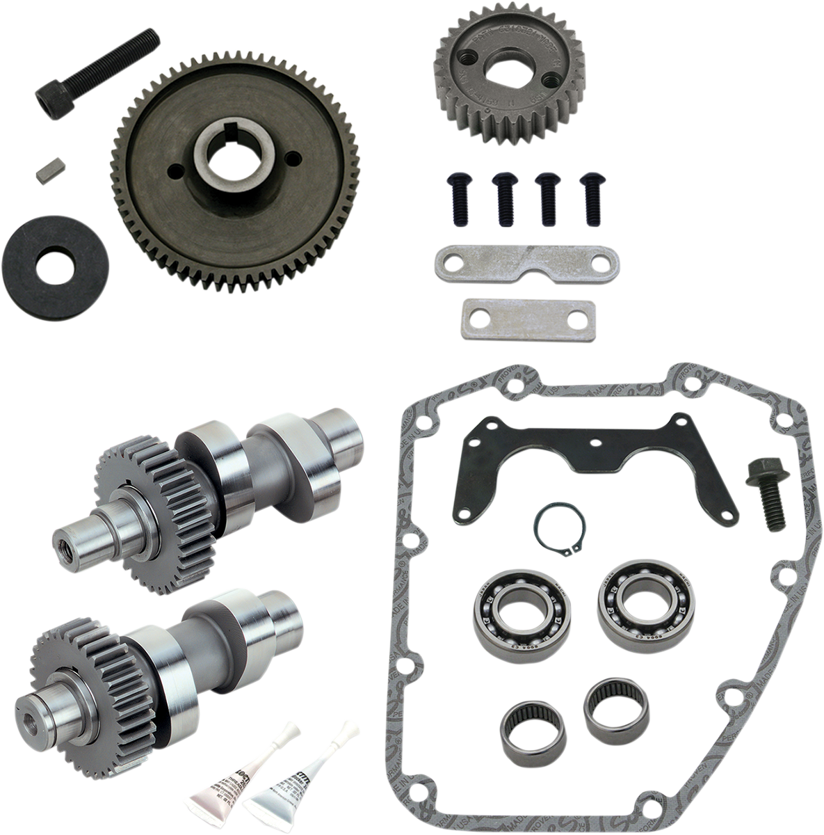 S&S Cycle MR103 Gear Drive Camshaft Kit for Twin Cam Engines (’99-’06)
