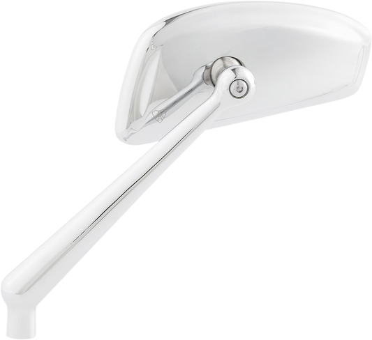 ARLEN NESS Mirror - Tearchop - Side View - Teardrop - Chrome - Left 510-005