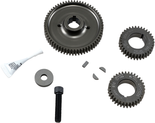 S&S Cycle 4-Gear Cam Gear Drive Kit for 1999-2006 Twin Cam Engines (Excludes Dyna 2006) - Part #33-4275