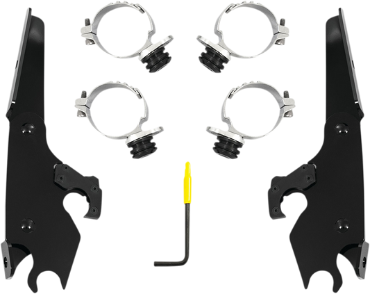 MEMPHIS SHADES Batwing - Mounting Kit - Black - XL MEB2056