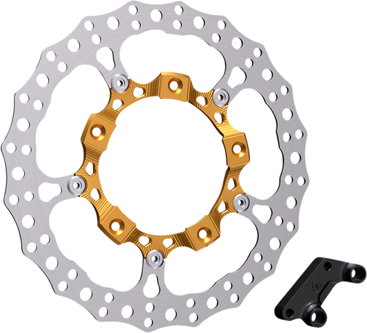 ARLEN NESS Rotor 14" - Front Left - Gold 300-002