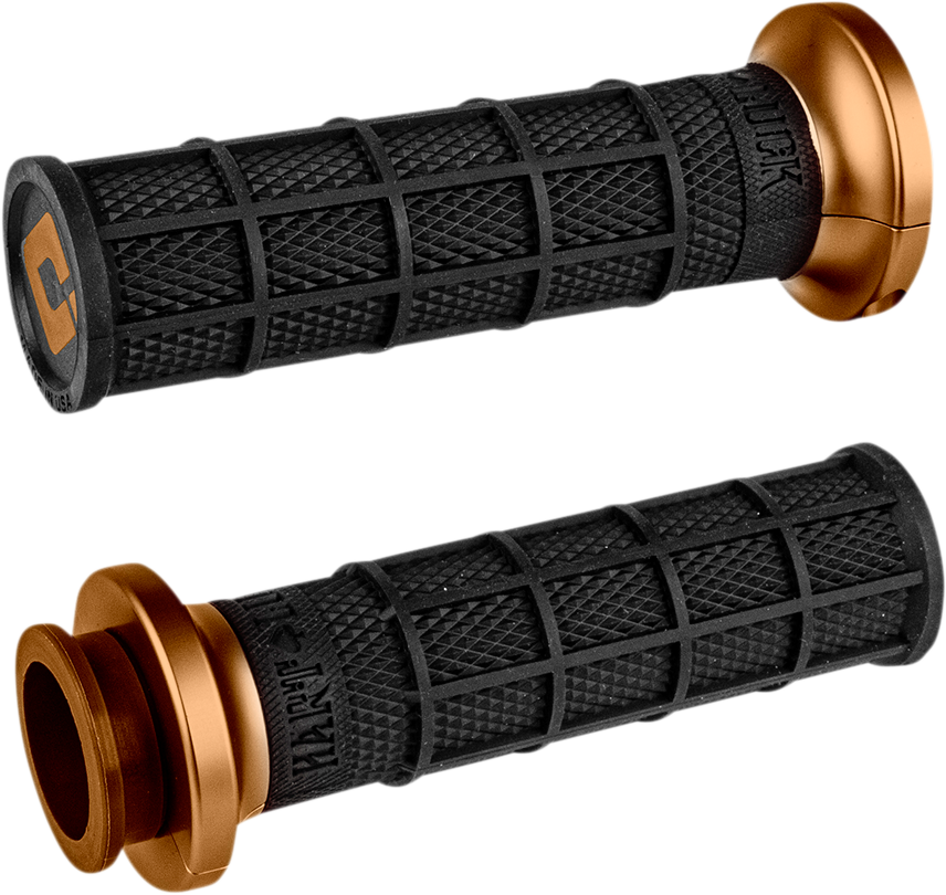 ODI Hart-Luck Signature V-Twin Lock-On™ Grips - TBW - Black/Bronze V31HTW-BZ-Z