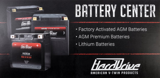 Harddrive HD Battery Sign - Durable Rack Indicator and Safety Sign