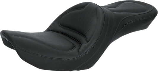 SADDLEMEN Explorer™ Seat Without Backrest for FXDWG '96-'03 - Black, Part 83G50JS