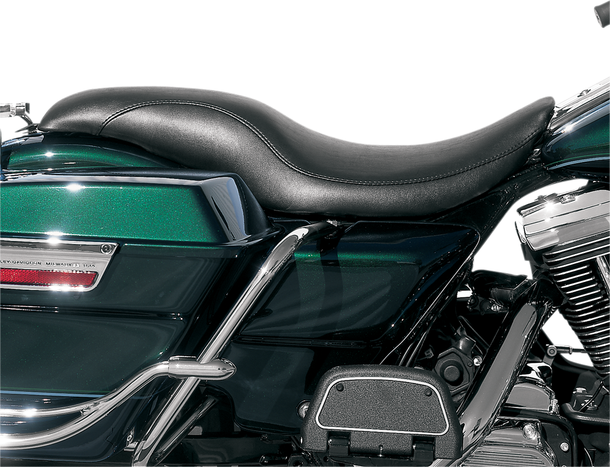 SADDLEMEN Profiler™ Saddle for Harley FLH '89-'96 – Black Supple SaddleHyde™ with GelCore™ Comfort
