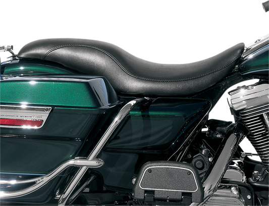 SADDLEMEN Profiler™ Saddle for Harley FLH '89-'96 – Black Supple SaddleHyde™ with GelCore™ Comfort