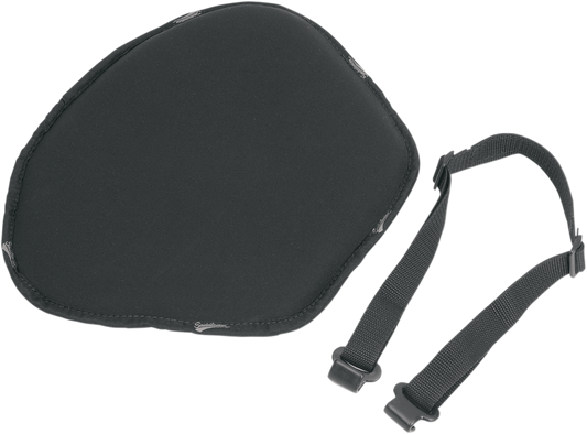 SADDLEMEN Original Comfort Large Seat Pad (Part 100FJ) - Soft-Stretch Fabric, Black