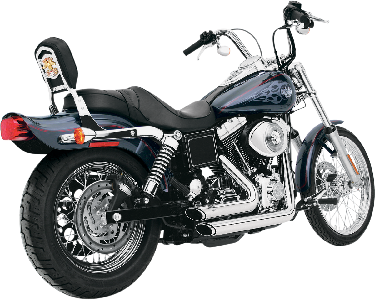 Vance & Hines Shortshots Staggered Exhaust System - Chrome (Part #17213)