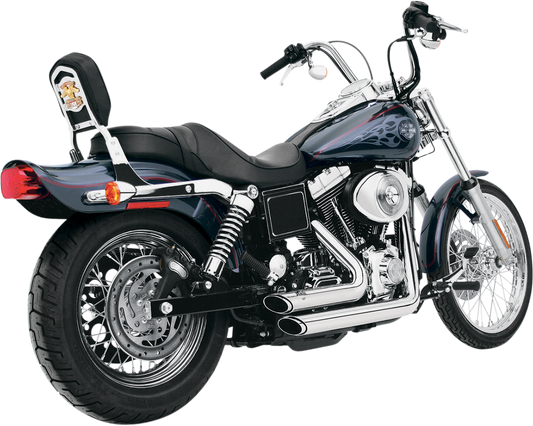Vance & Hines Shortshots Staggered Exhaust System - Chrome (Part #17213)