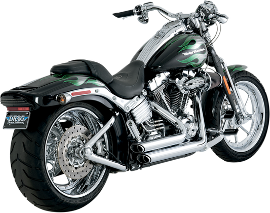 Vance & Hines Shortshots Staggered Exhaust System in Chrome - Part #17221