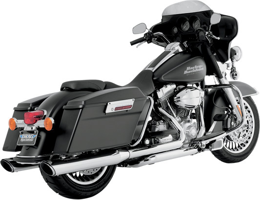 VANCE & HINES Twin Slash Muffler Chrome Part 16763