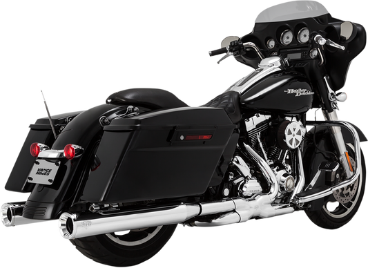 Vance & Hines Eliminator 400 Slip-On Mufflers in Chrome - Part Number 16703