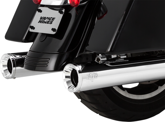 Vance & Hines Eliminator 400 Slip-On Mufflers - Chrome (Part #16714)