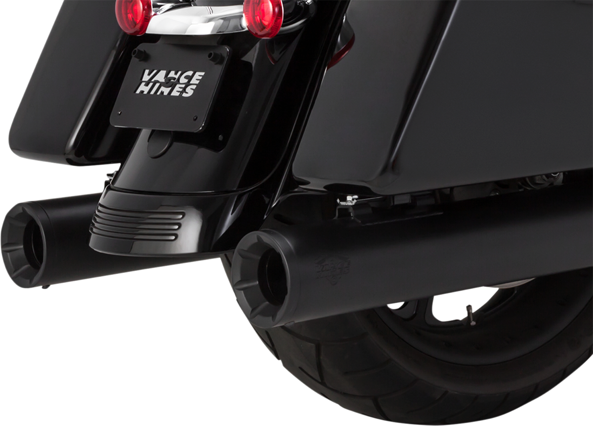Vance & Hines Eliminator 400 Slip-On Mufflers in Matte Black – Part Number 46714