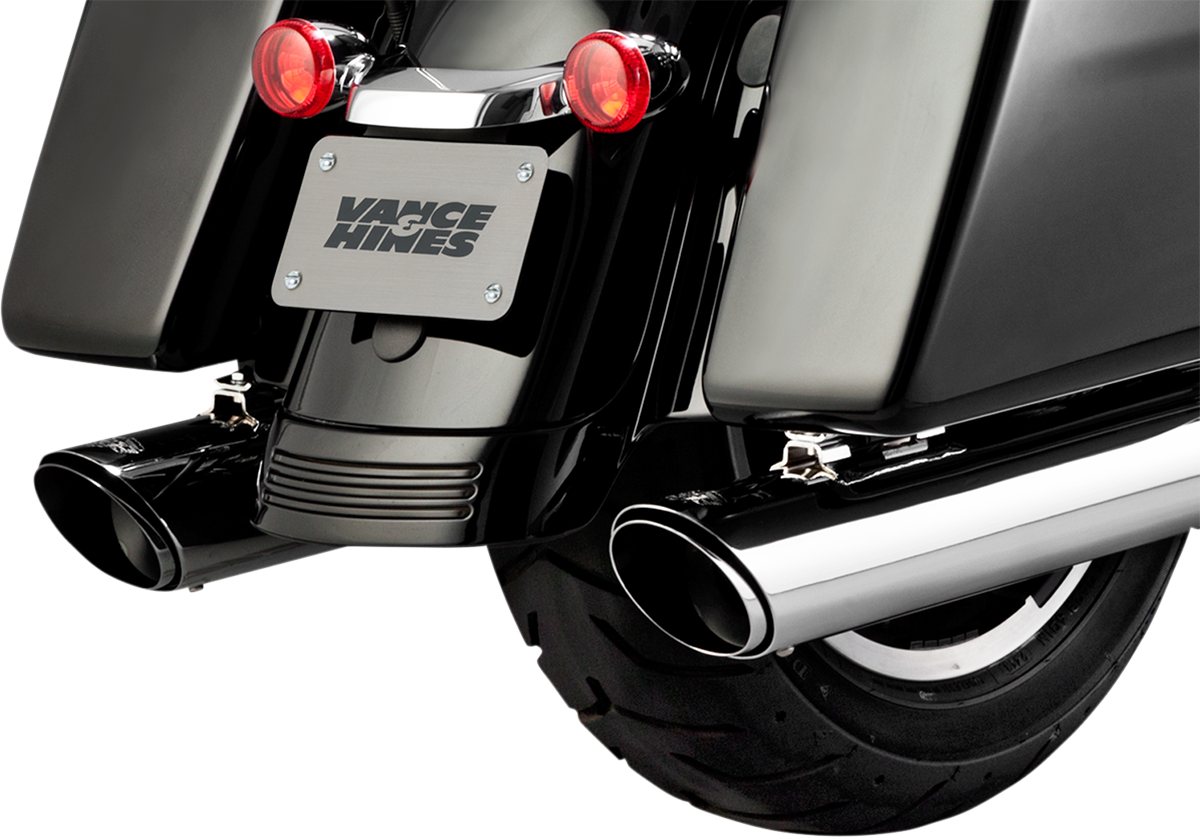 Vance & Hines Twin Slash Muffler Chrome FL 16672
