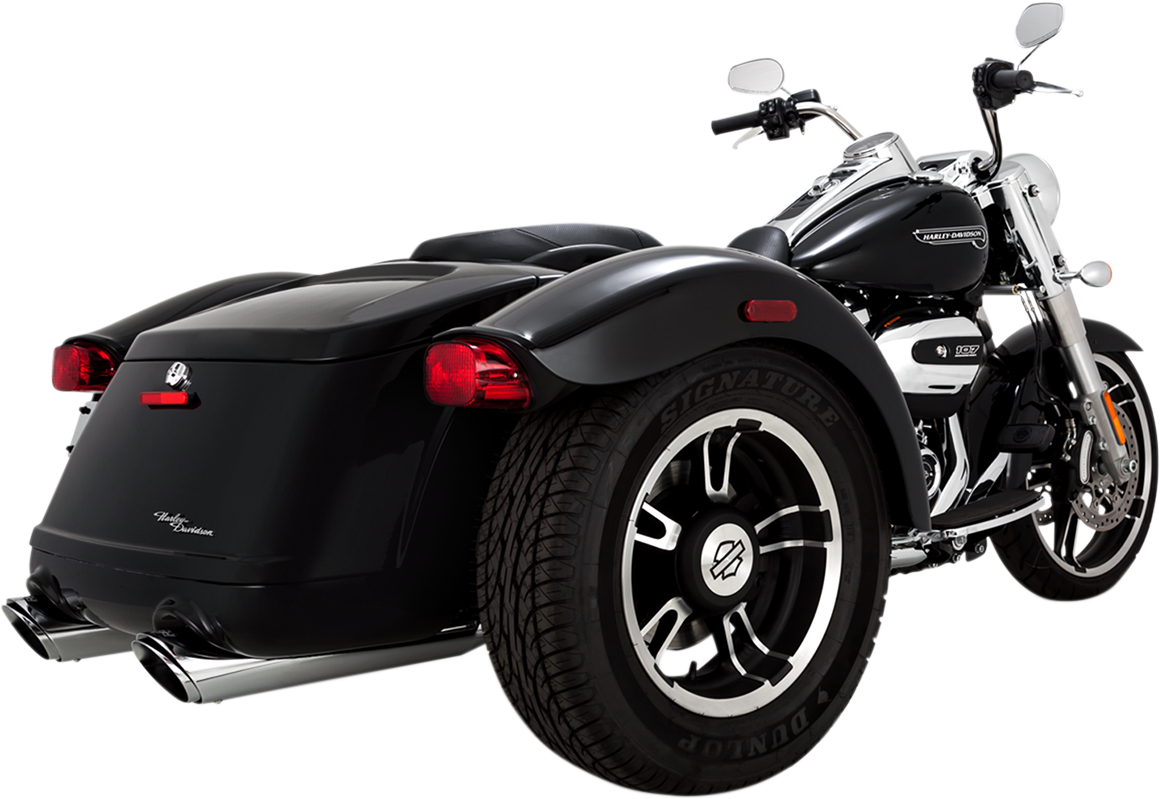 Vance & Hines Twin Slash Mufflers for Harley-Davidson FLRT 16796