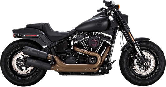 Vance & Hines Black Hi-Output Mufflers 46547 for Harley-Davidson Fat Bob