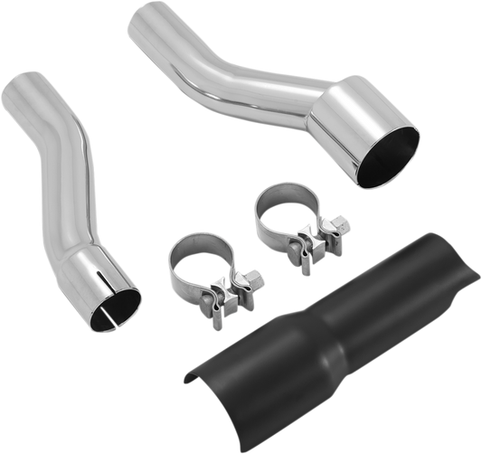 Vance & Hines Trike Adapter Kit Black 46784 for Improved Ground Clearance and Sound