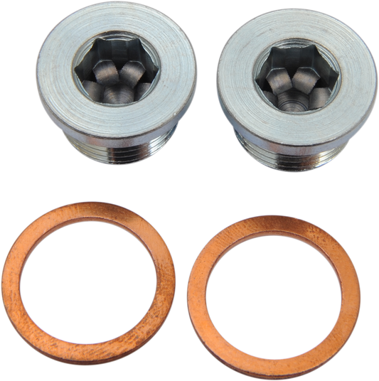 Vance & Hines O2 Sensor Port Plug Kit - 18 mm (Part #16925)