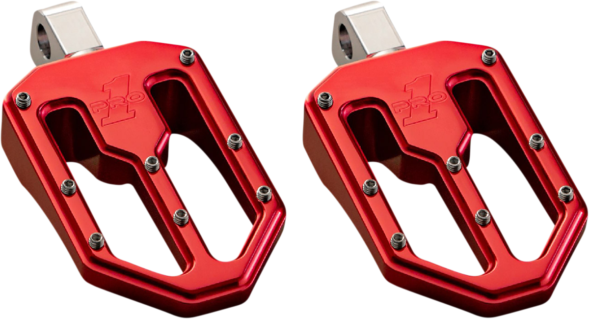 PRO-ONE PERF.MFG. Moto V1 Pegs - Male - Red 500751R
