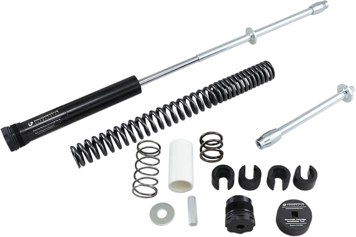 Progressive Suspension Monotube Cartridge Fork Kit 49 mm with Lowering - Model 31-2542