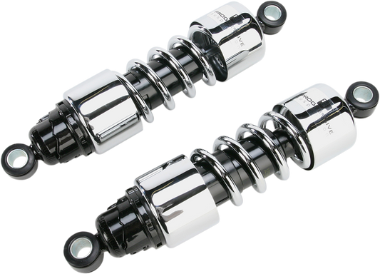 Progressive Suspension 412-4257C Cruiser Series 11.5-Inch Chrome Shocks for Touring and Cruiser Bikes