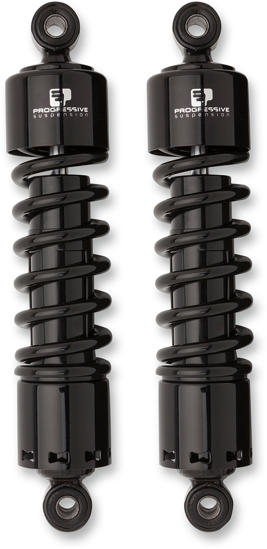 Progressive Suspension 412 Cruiser Series Shocks for Cruiser and Touring Bikes - 14.25 Inch, Black - Part No. 412-4260B