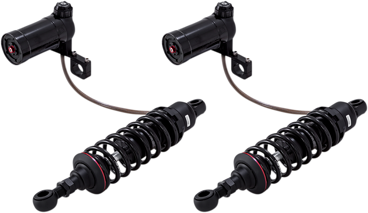 PROGRESSIVE SUSPENSION 990 Series Shocks with Remote Reservoir - 12" - Black - Standard 990-2001