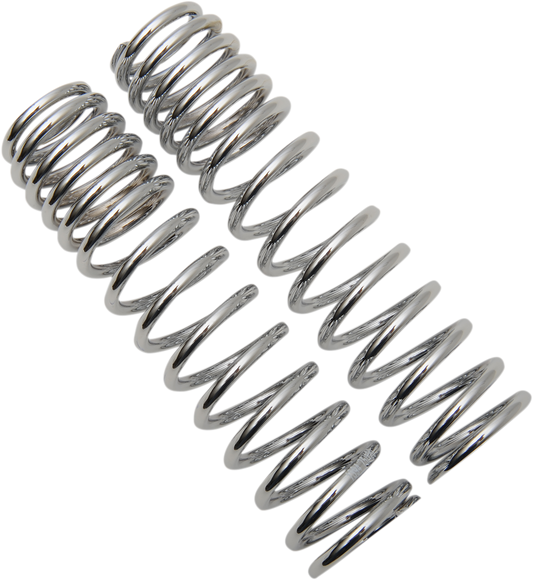 Progressive Suspension Shock Springs 03-1368C - 105-150 lb/in Chrome for 12-Series Shocks