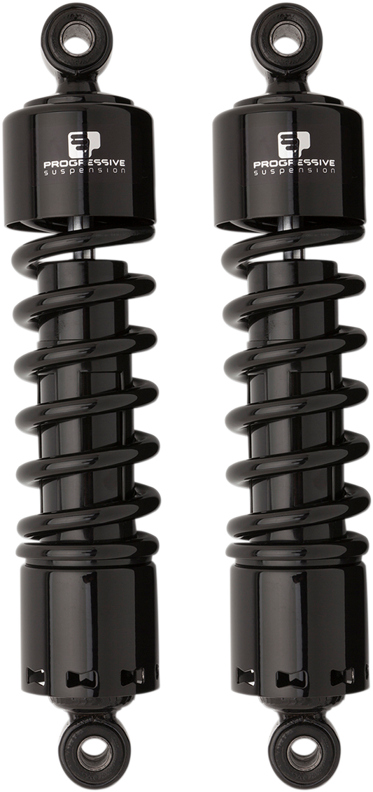 Progressive Suspension 412 Series Shock - 11 Inch Heavy Duty Black for Harley Dyna 412-4045B
