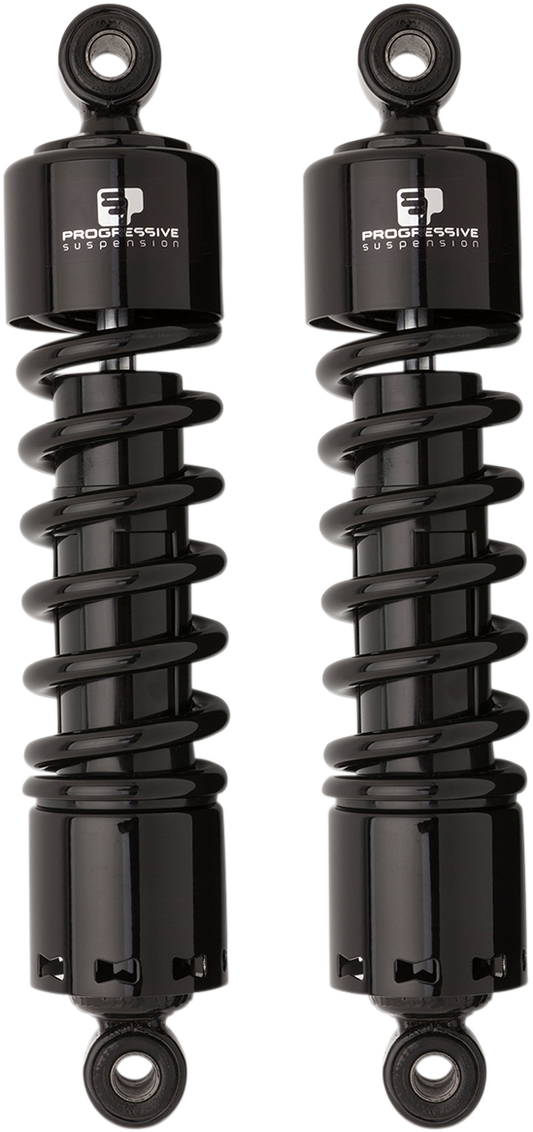 Progressive Suspension 412 Series Shock - 12 Inch Heavy Duty Black for Harley Dyna Models 412-4036B