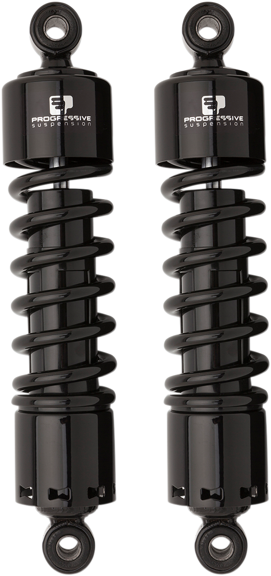 Progressive Suspension 412 Series Shock - 12 Inch Heavy Duty Black for Dyna Models 412-4044B