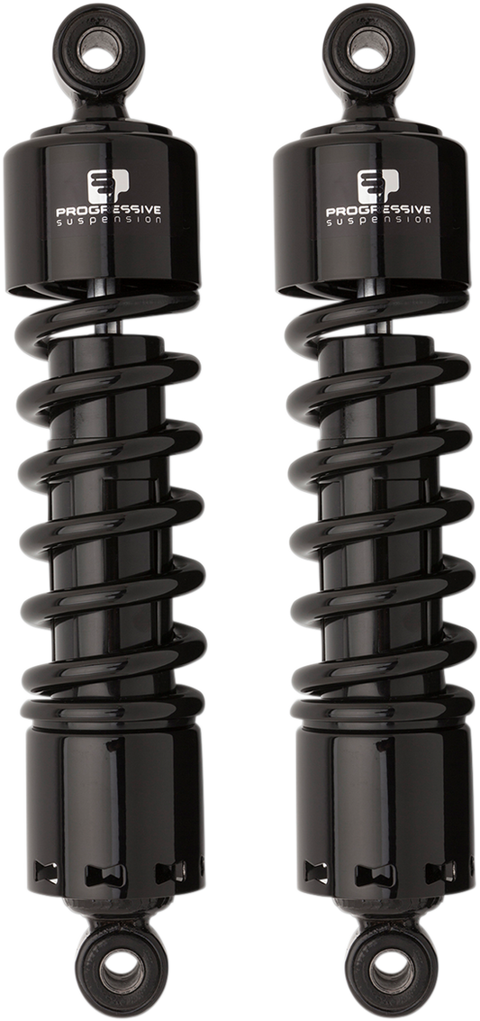 Progressive Suspension 412 Series Shock - 12 Inch Heavy Duty Black for Dyna Models 412-4044B