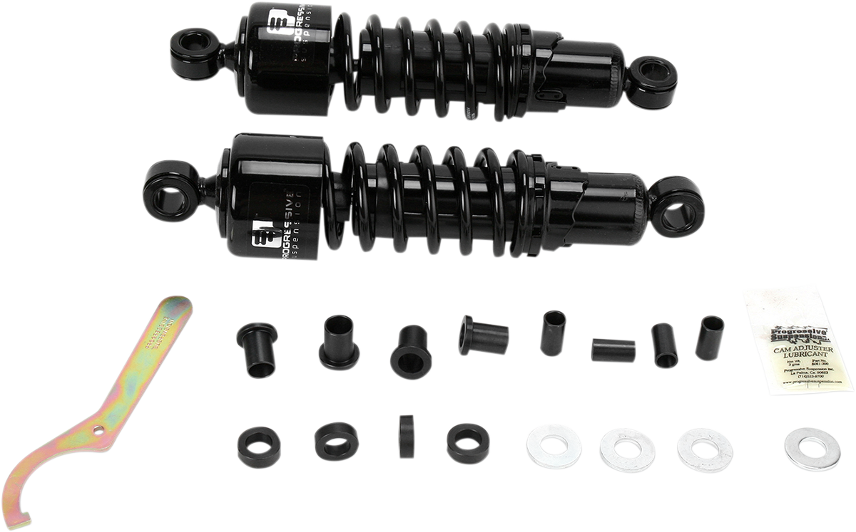 Progressive Suspension 412 Series Shock - 11 Inch Standard Black for Harley-Davidson 412-4005B