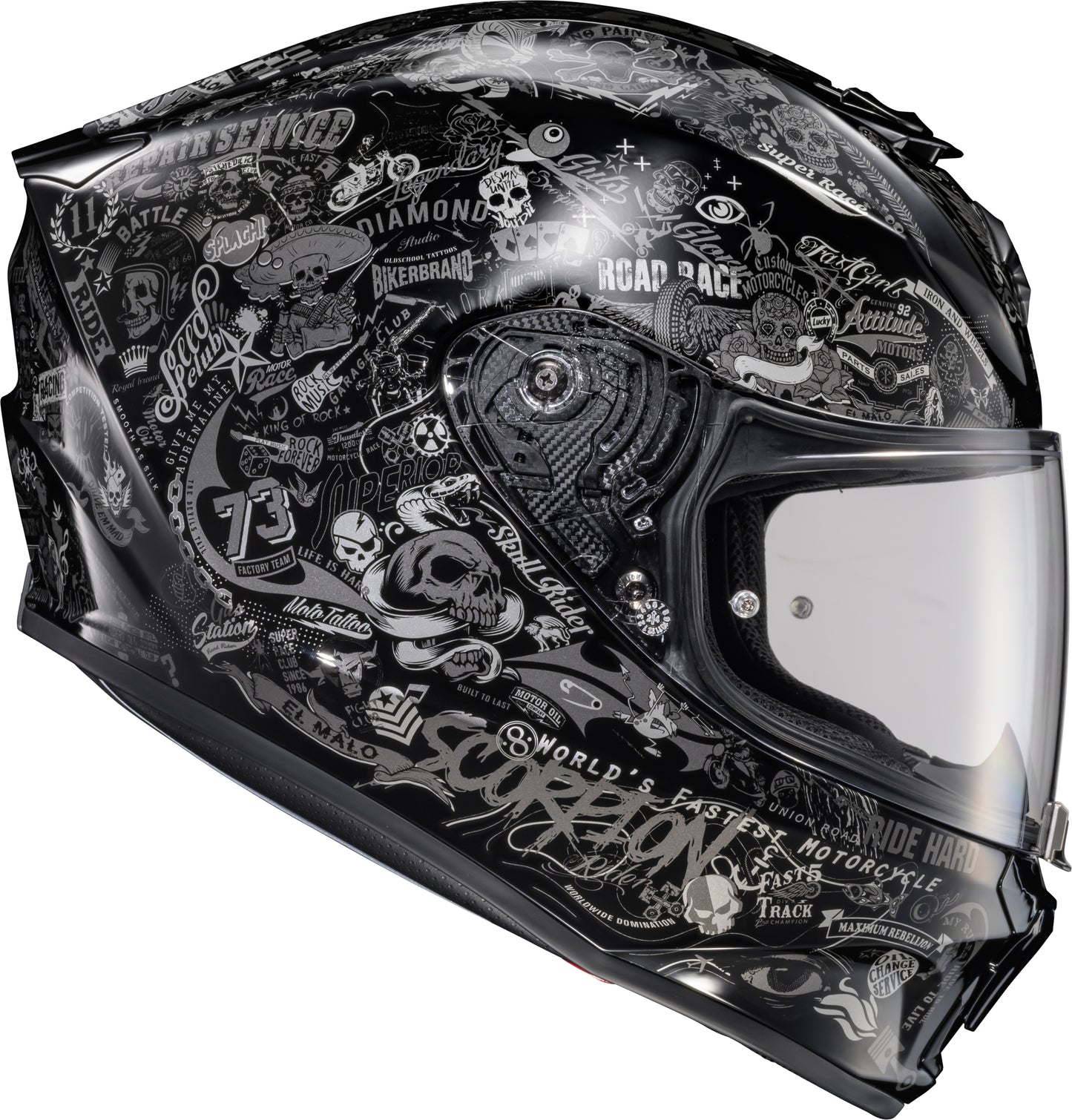 Scorpion EXO Exo R330 Full Face Helmet - Shake 2 Black Large