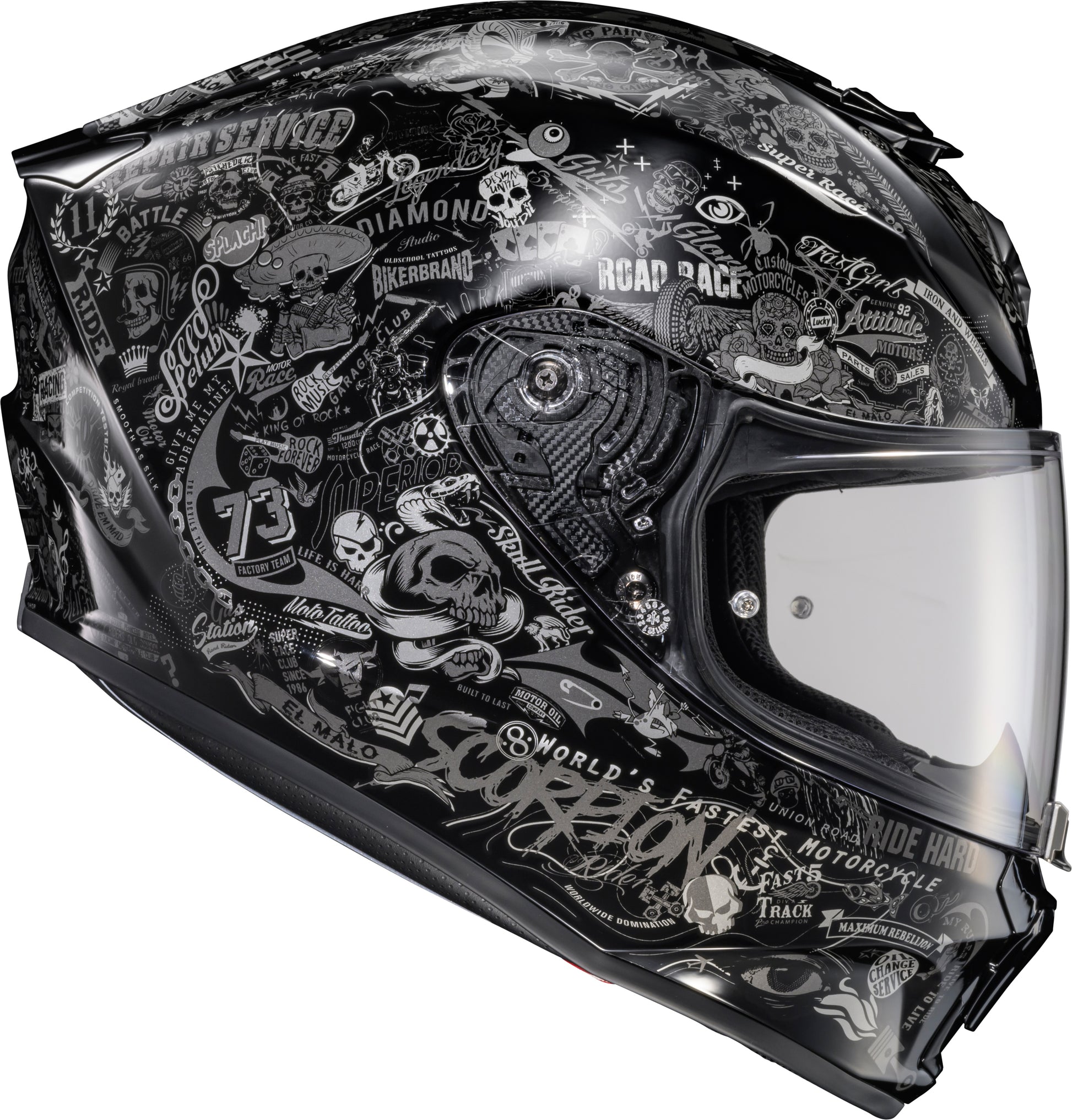 Scorpion EXO Exo R330 Full Face Helmet - Shake 2 Black Large