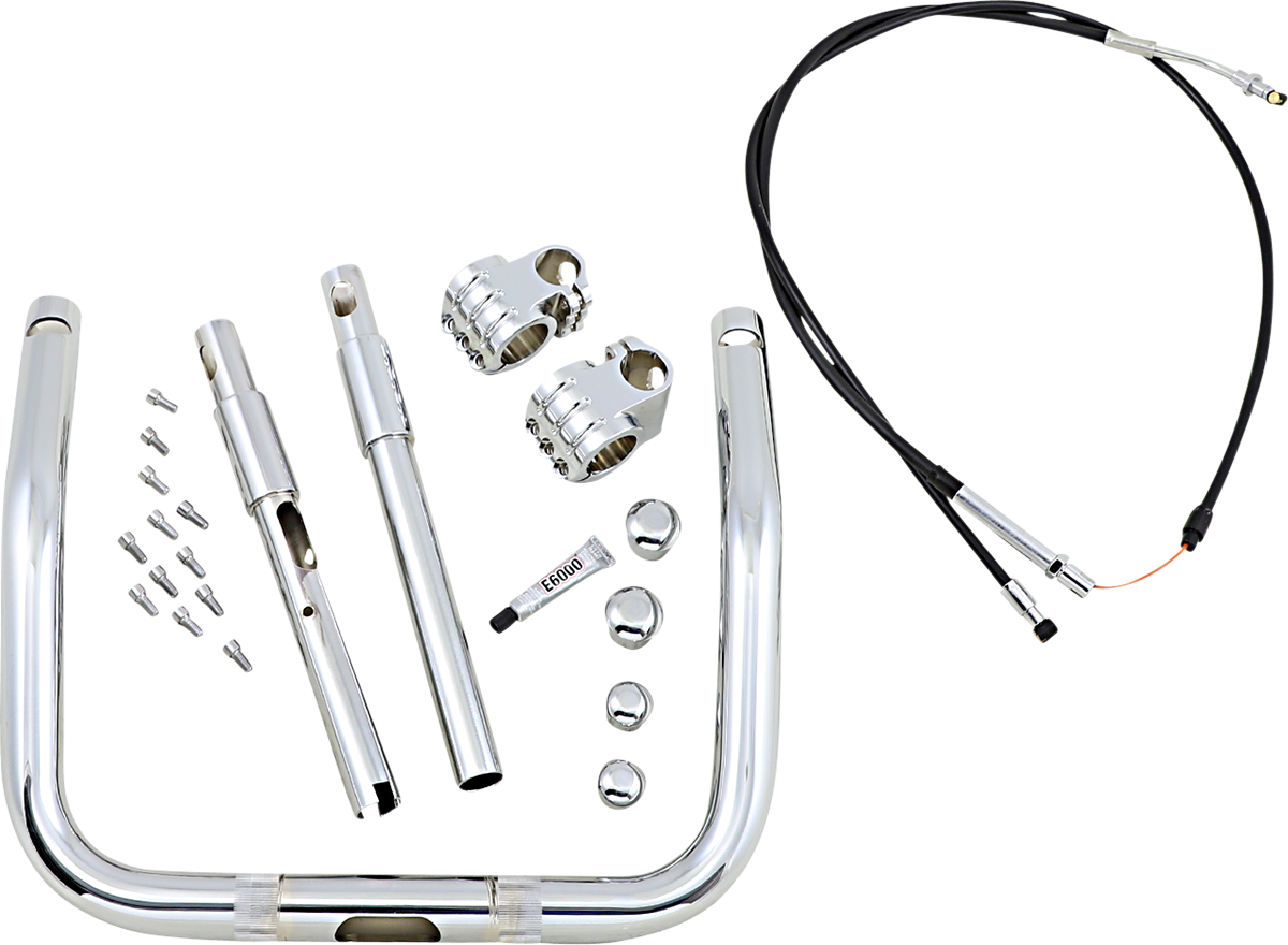 KLOCK WERKS Klip Hanger Handlebar for Indian - 13" - Chrome KWH-04-0507