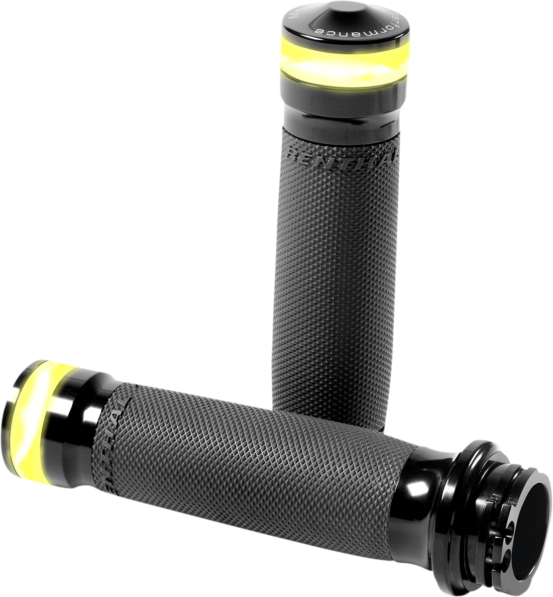 PERFORMANCE MACHINE (PM) Vision Series Contour LED Turn Signal Grips - Cable - Black 0063-2101M-B