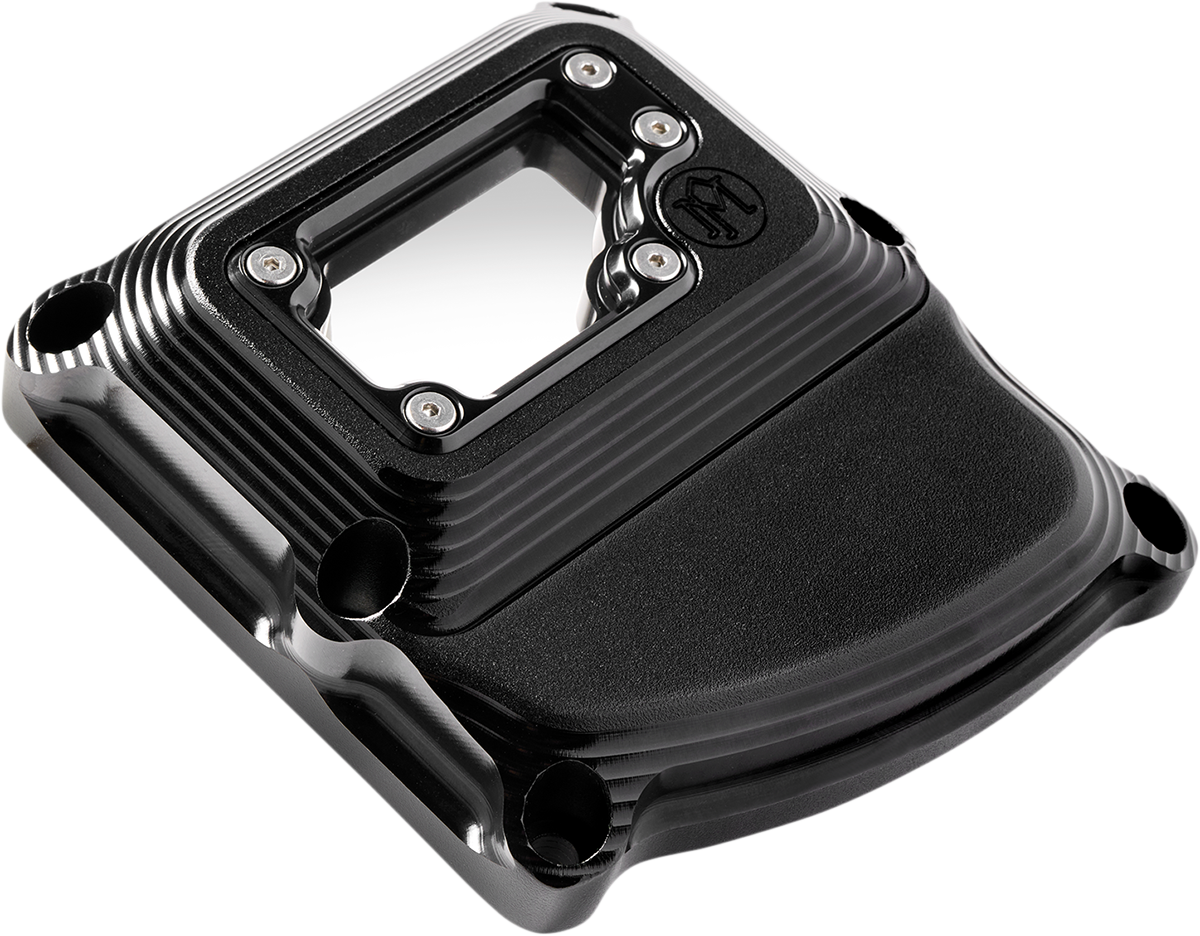 PERFORMANCE MACHINE (PM) Transmission Cover - Black Ops™ - Touring 0203-2020M-SMB